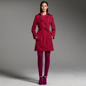 Narciso Rodriguez Fuschia Pink Trench Coat